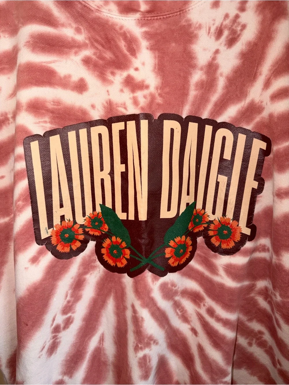 Lauren Daigle Women’s Tie Dye Crewneck Sweatshirt
